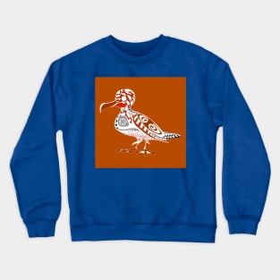 sunset seagull pattern ecopop Crewneck Sweatshirt